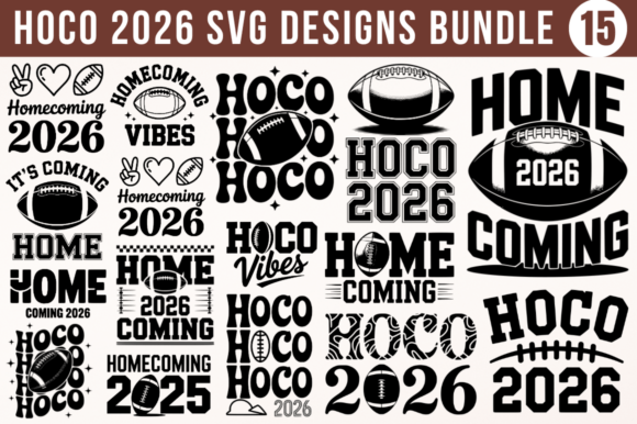 Download Hoco 2026 SVG Designs Bundle - Premium Resources