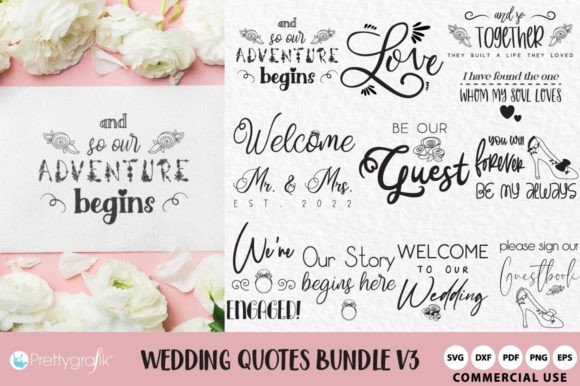 Download Wedding Designs SVG Bundle Vol. 3 - Wedding designs Collection